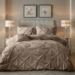 Velvet Pintuck Taupe