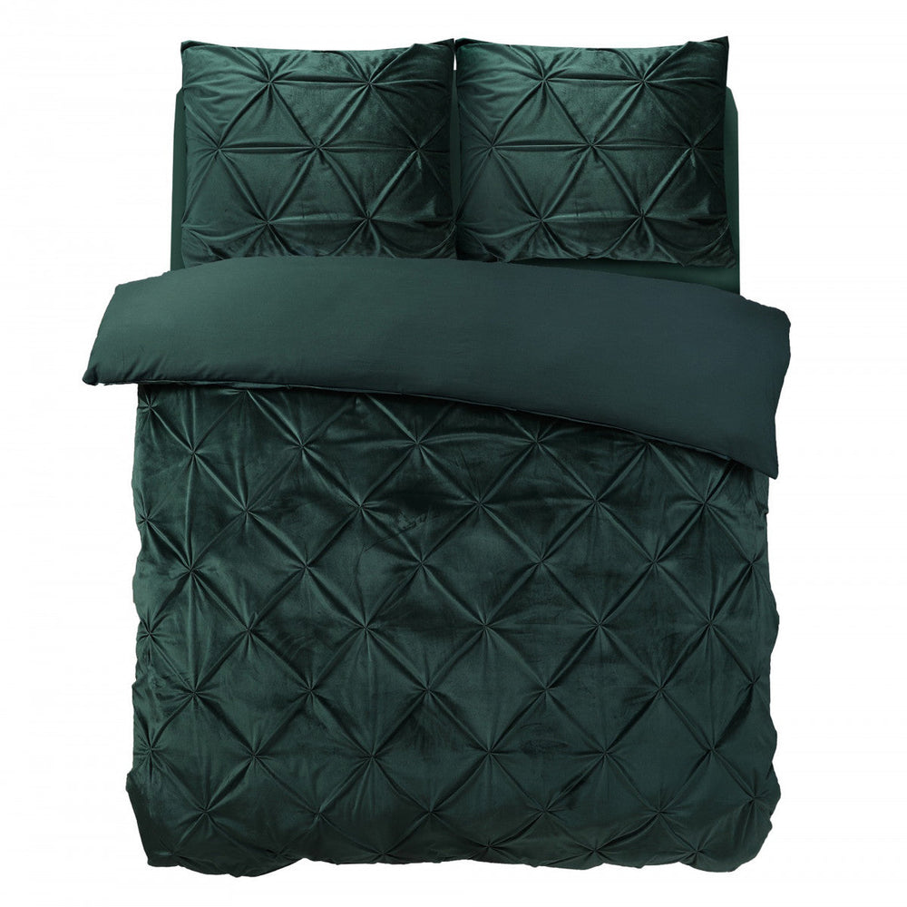 Velvet Pintuck Grün