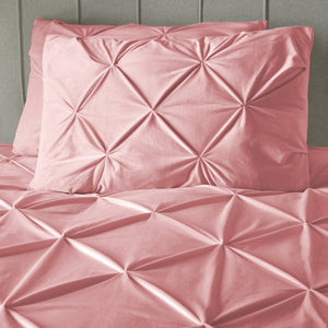 Velvet Pintuck Rosa