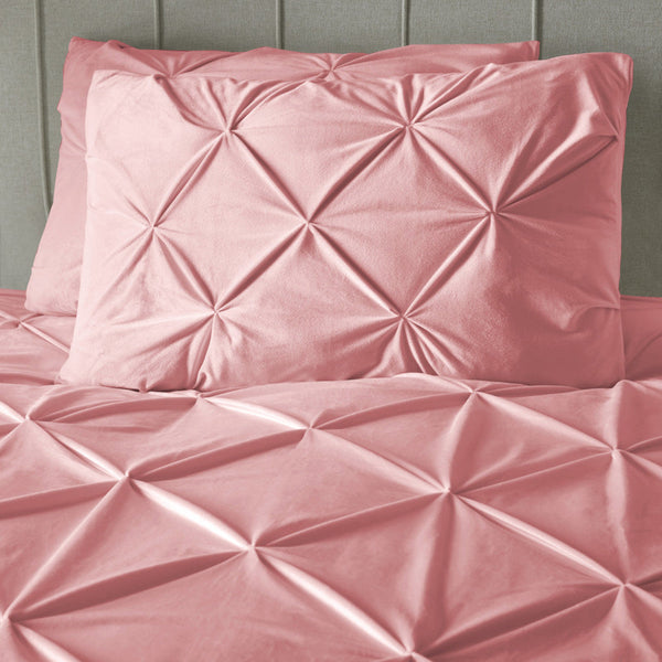 Velvet Pintuck Rosa