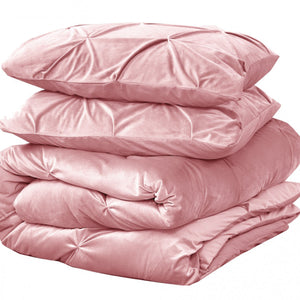 Velvet Pintuck Rosa