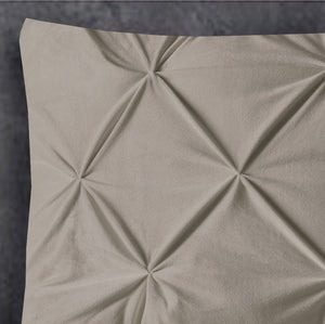 Velvet Pintuck 2pack Kissenbezüge Sand 60 x 70
