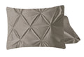 Velvet Pintuck 2pack Kissenbezüge Sand 60 x 70