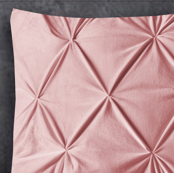 Velvet Pintuck 2pack Kissenbezüge Rosa 60 x 70