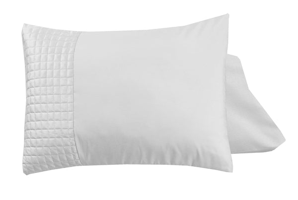 Velvet Band Weiß 2pack Bezüge 60 x 70