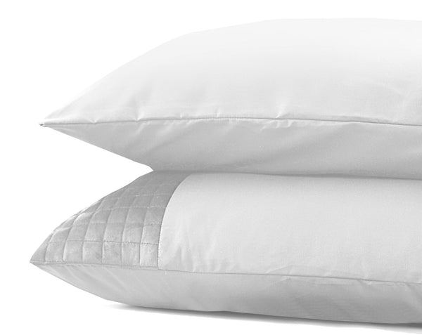 Velvet Band Weiß 2pack Bezüge 60 x 70