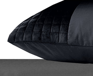 Velvet Band Schwarz 2pack Bezüge Black 60 x 70