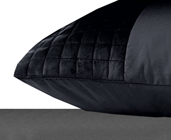 Velvet Band Schwarz 2pack Bezüge Black 60 x 70