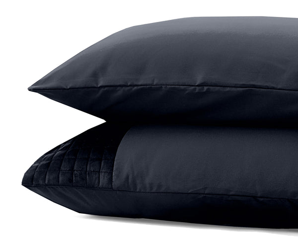 Velvet Band Schwarz 2pack Bezüge Black 60 x 70
