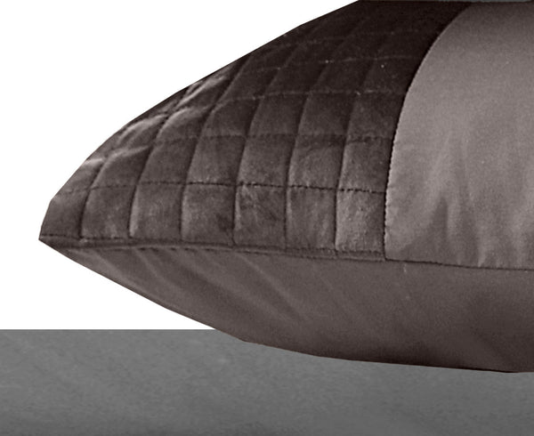 Velvet Band Taupe 2pack Bezüge Taupe 60 x 70