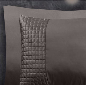 Velvet Band Taupe 2pack Bezüge Taupe 60 x 70
