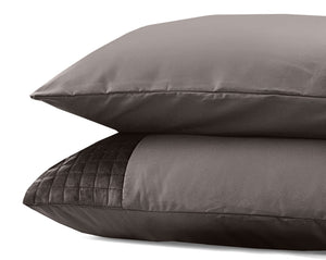 Velvet Band Taupe 2pack Bezüge Taupe 60 x 70