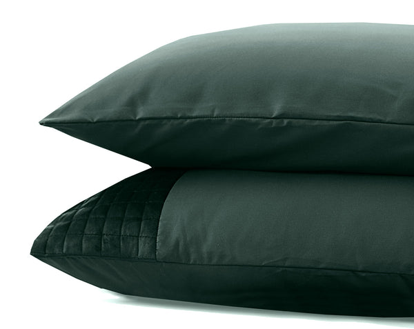 Velvet Band Grün 2pack Bezüge Green 60 x 70