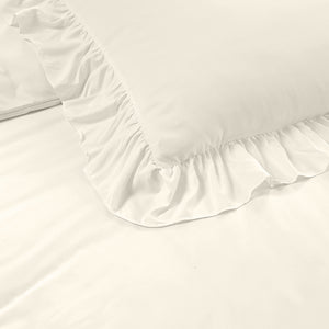 Bettbezug - Ruffles Creme