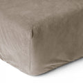 Velvet Spannbettlaken Taupe
