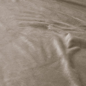 Velvet hoeslaken Taupe/Grau