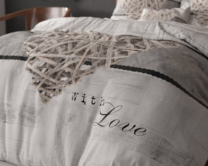 Bettbezug - Home Is Heart Weiß
