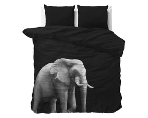 Bettbezug - Elephant Schwarz