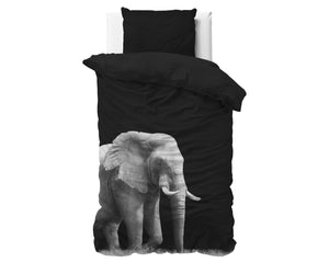 Bettbezug - Elephant Schwarz