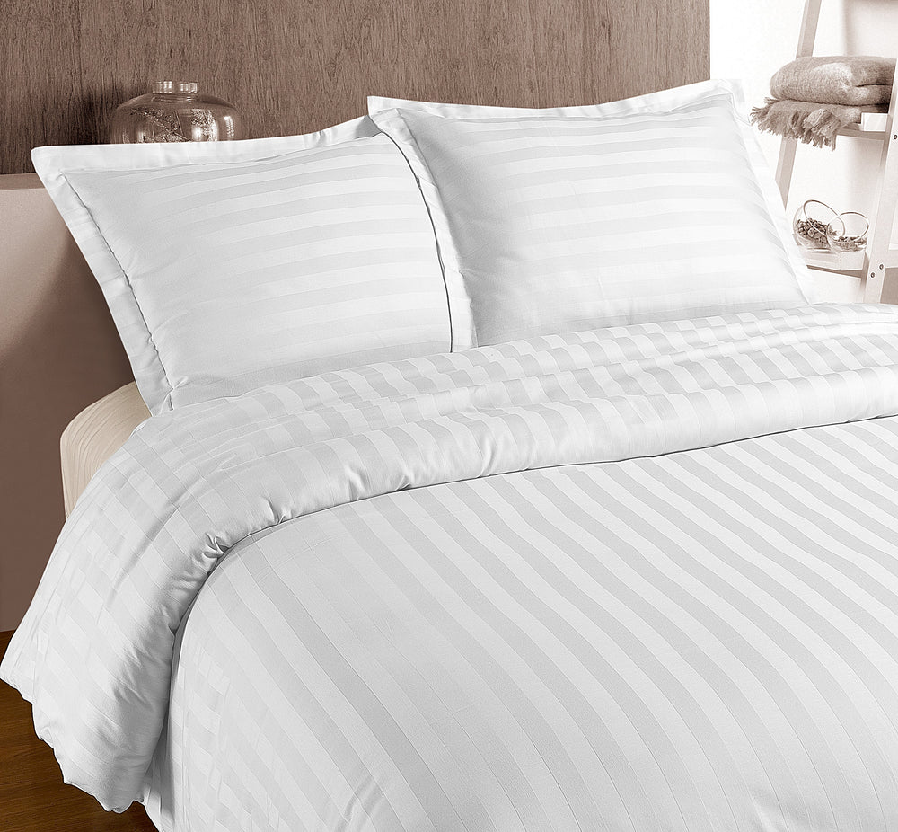 Bettbezug - Hotel Stripe Weiß