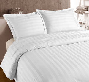 Bettbezug - Hotel Stripe Weiß