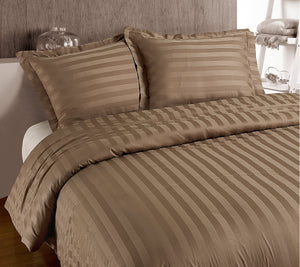 Bettbezug - Hotel Stripe Taupe