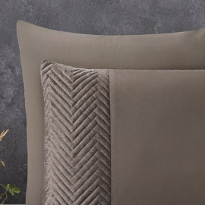 Bettbezug - Velvet Crossline Taupe