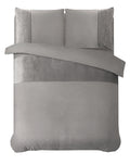Bettbezug - Velvet Crossline Sand/Grau