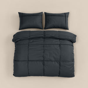 Bettbezug - Washed Tufted Anthrazit