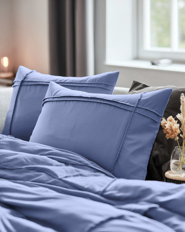 Bettbezug - Washed Tufted Blau