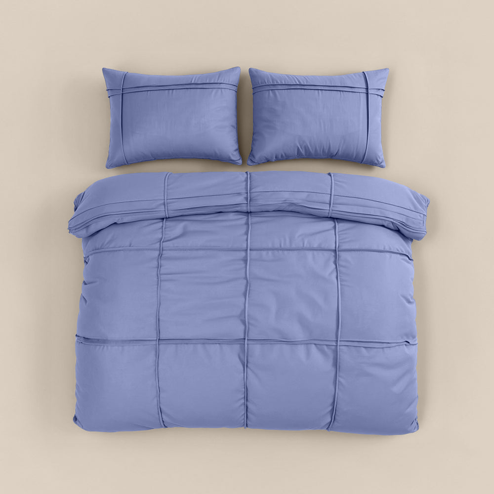 Bettbezug - Washed Tufted Blau