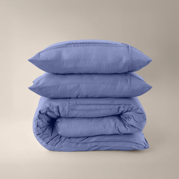 Bettbezug - Washed Tufted Blau