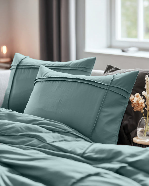 Bettbezug - Washed Tufted Grün