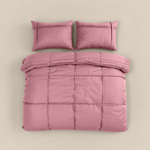 Bettbezug - Washed Tufted Altrosa