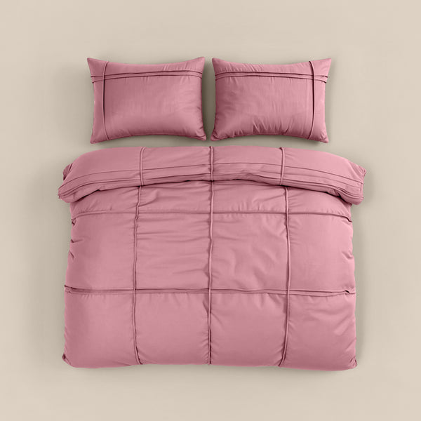 Bettbezug - Washed Tufted Altrosa