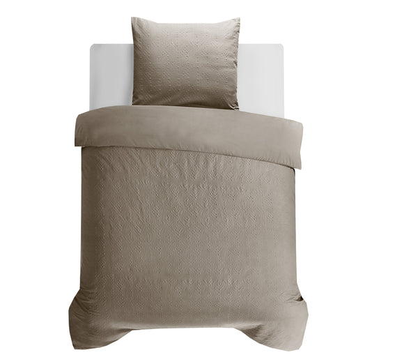 Bettbezug - Milano 3D Taupe/Grau