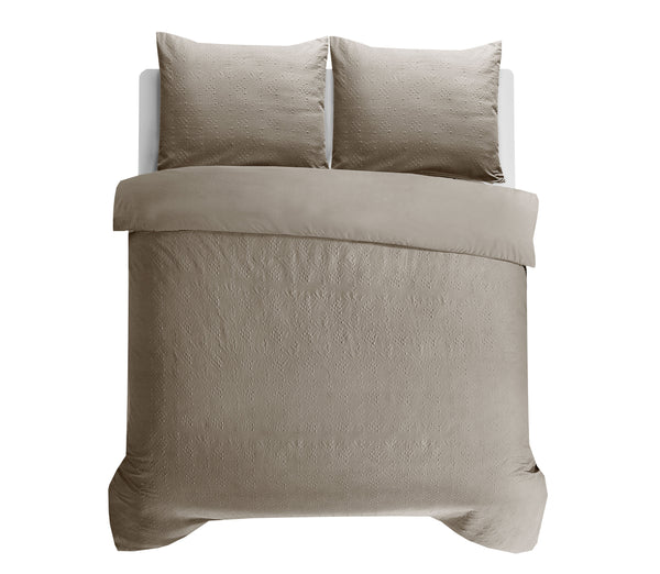 Bettbezug - Milano 3D Taupe/Grau