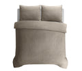 Bettbezug - Leaves 3D Taupe/Grau