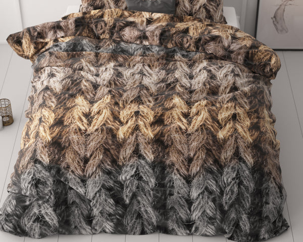 Bettbezug - Trendy knits Braun