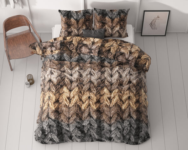 Bettbezug - Trendy knits Braun