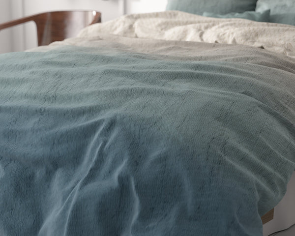 Bettbezug - Gradient Trend Blau