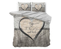 Bettbezug - Love To The Moon And Back 2 Grau
