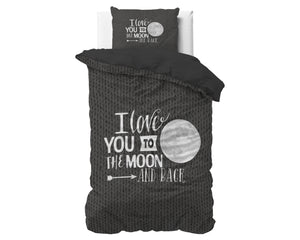 Bettbezug - Moon and Back Anthrazit