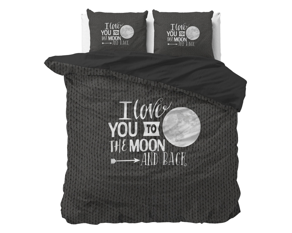 Bettbezug - Moon and Back Anthrazit
