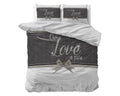 Bettbezug - Pure Love Grau