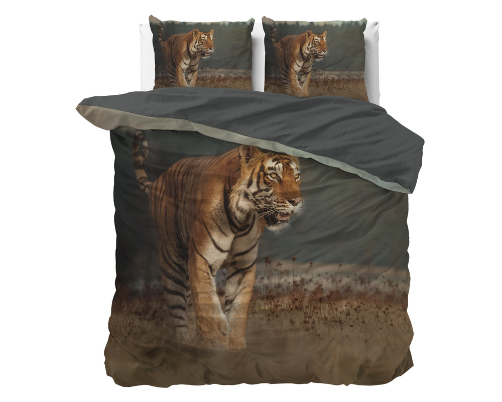 Bettbezug - Nature Tiger Taupe