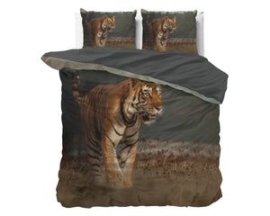 Bettbezug - Nature Tiger Taupe