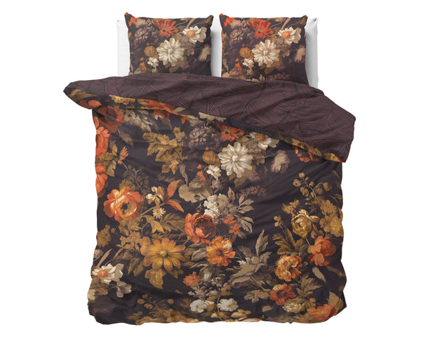 Bettbezug - Art flowers Braun
