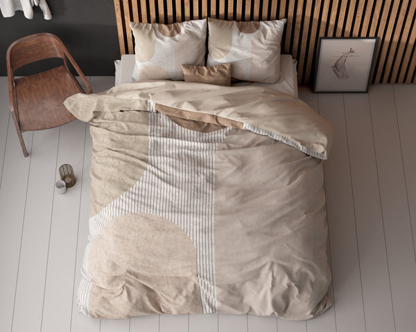 Bettbezug - Teddy Print Crème