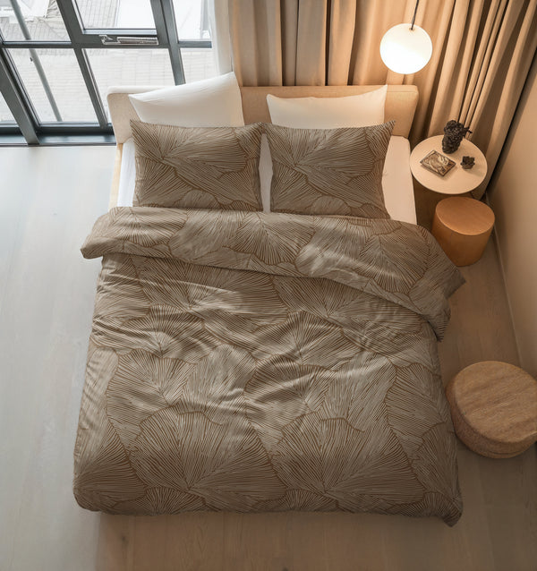 Bettbezug - Amber Beige/braun